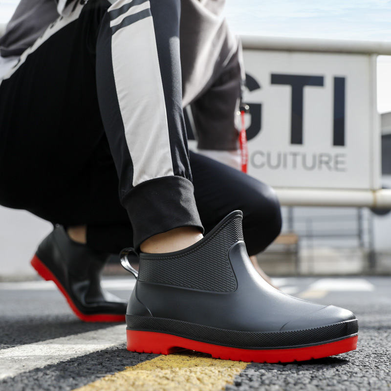 Spring Unisex Rubber Rain Boot - Fishing Boots ulasan dan harga