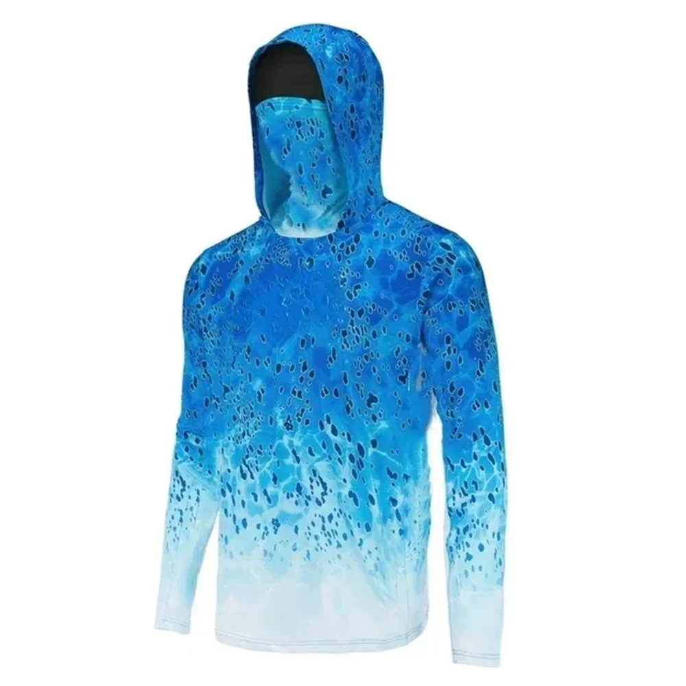 Camouflage Fishing Shirt Upf 5 - Fishing Mask Sun Protection ulasan dan harga